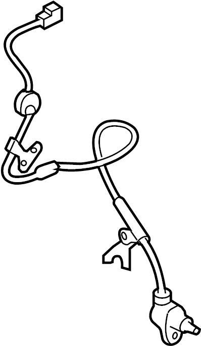 View L2144371YF ABS Wheel Speed Sensor (Rear) Full-Sized Product Image