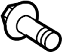 View H26034037A Differential Housing Support Bolt (Front, Lower) Full-Sized Product Image