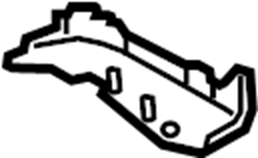 View TD115697Y Floor Pan Bracket (Rear) Full-Sized Product Image