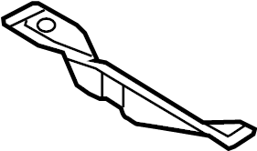 View TD11539H0A Floor Pan Crossmember (Rear) Full-Sized Product Image