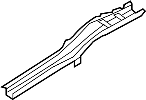 View TD1153810L Frame Side Member Assembly (Right, Rear) Full-Sized Product Image