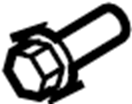 View 9KD600616B Bolt.  Full-Sized Product Image
