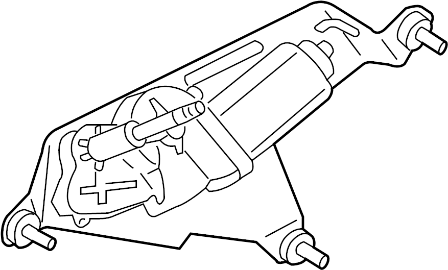 View TD1167450A Back Glass Wiper Motor (Rear) Full-Sized Product Image