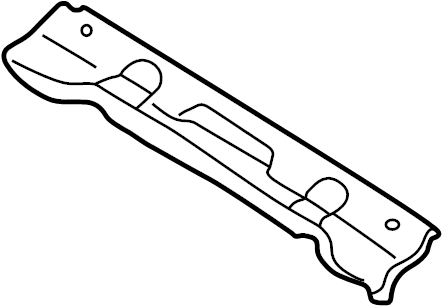 View N06753150A Radiator Support Tie Bar Bracket (Upper) Full-Sized Product Image
