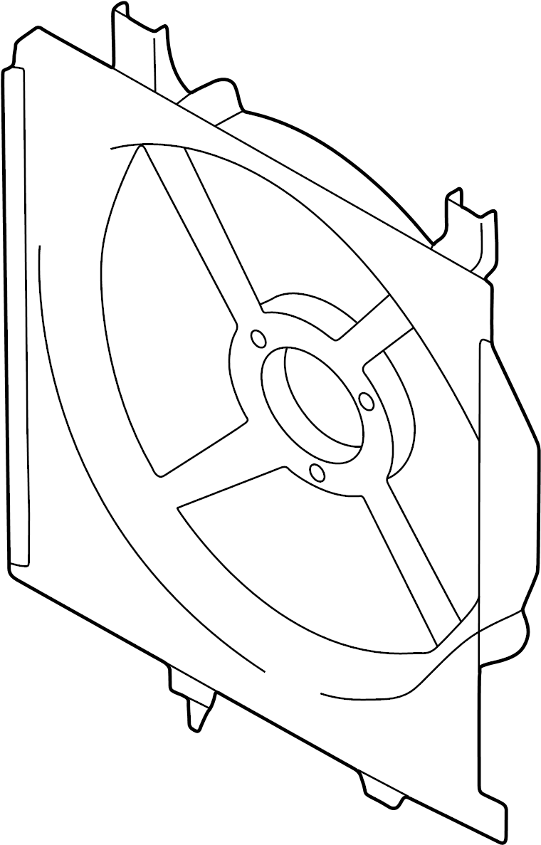 View BP8J15210A Engine Cooling Fan Shroud Full-Sized Product Image