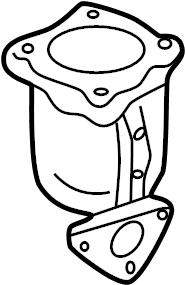 View BP4Y20500C Catalytic Converter Full-Sized Product Image