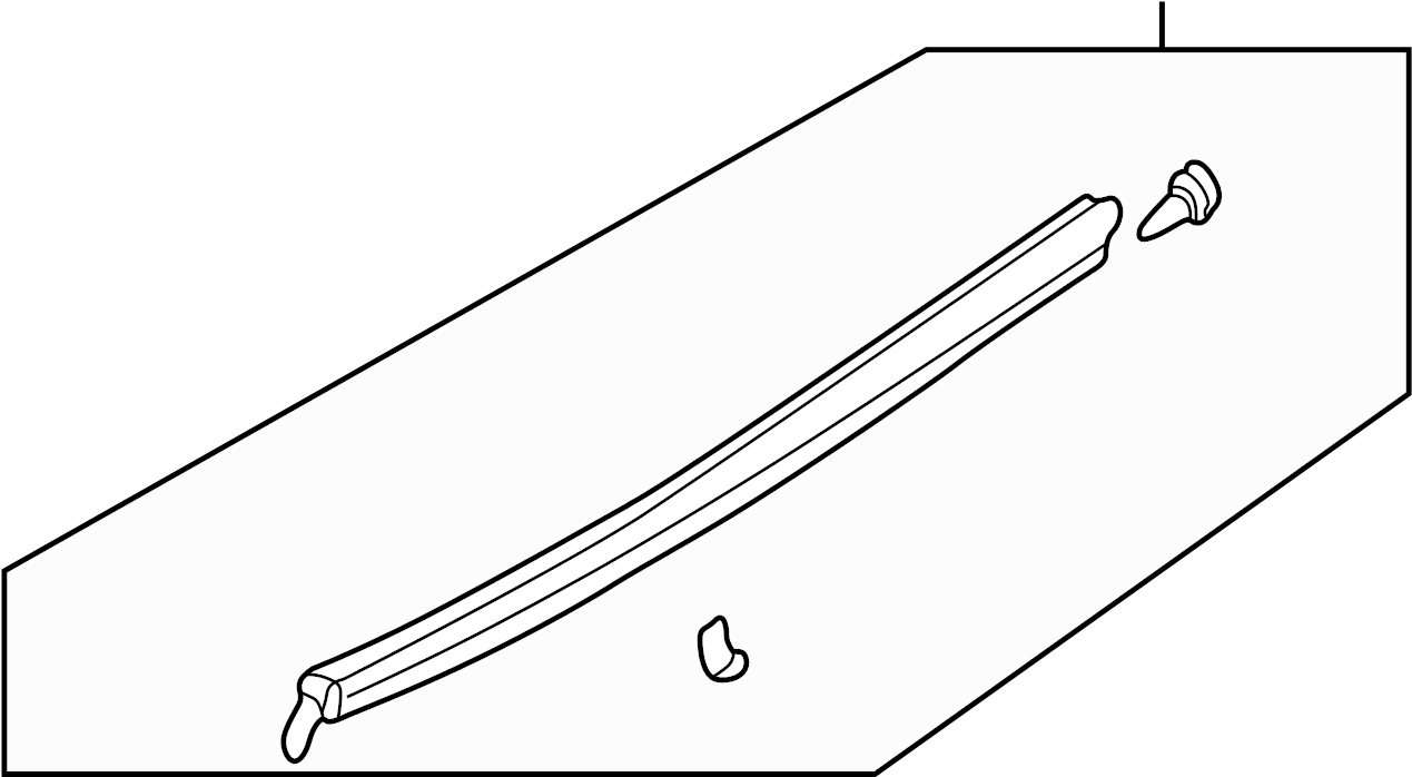 View NA0158810E Weatherstrip. (Right) Full-Sized Product Image