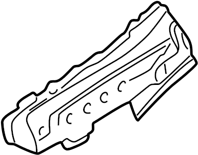 View NC1070117A Quarter Panel Reinforcement (Right, Upper, Lower) Full-Sized Product Image