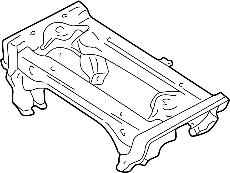 View NC1028800D Suspension Subframe Crossmember (Rear) Full-Sized Product Image