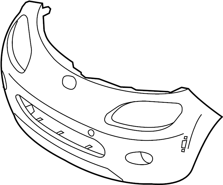 View NEY15003XABB Bumper Cover (Front, Upper) Full-Sized Product Image