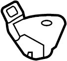 View LFG115370 Engine Coolant Reservoir Bracket Full-Sized Product Image