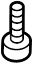 View 9979106209 Engine Coolant Reservoir Bolt Full-Sized Product Image