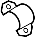 View NE5132134 Rack and Pinion Mount Bracket Full-Sized Product Image