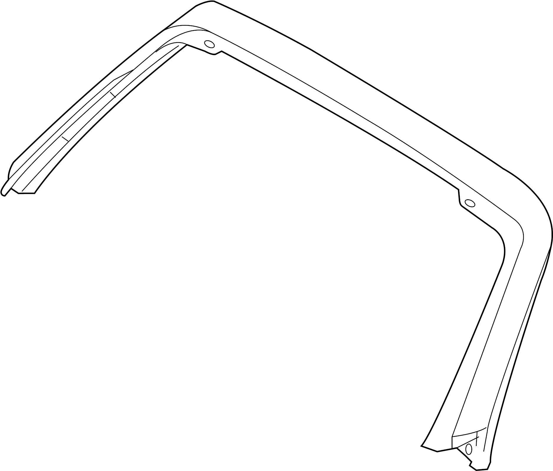 View NEY170640A Windshield Frame (Front) Full-Sized Product Image