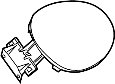 View NE5242410B Fuel Filler Door (Front) Full-Sized Product Image