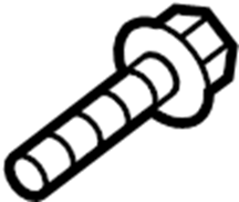 View F1892866Z Steering Tie Rod Bolt Full-Sized Product Image