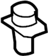 View B21650919 Grommet. Nut. Bumper. Cover.  Full-Sized Product Image