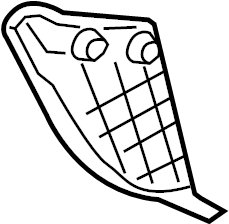View NH5250341 Bumper Splash Shield (Right) Full-Sized Product Image