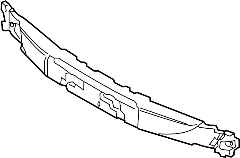 View DR6150111 Bumper Impact Absorber (Front) Full-Sized Product Image