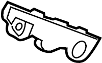 View D652500T1C Bumper Cover Bracket (Lower) Full-Sized Product Image