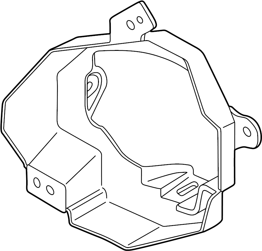 View DR6151684 Bracket. Fog Lamp. (Right, Front) Full-Sized Product Image