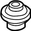 View ZL0115202A Radiator Insulator (Lower) Full-Sized Product Image
