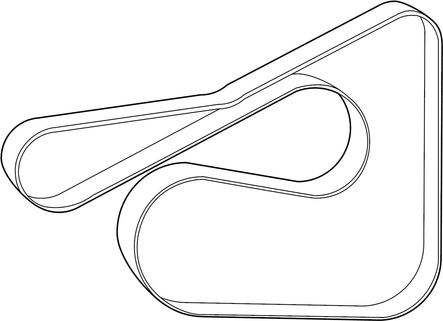 View ZJ3815909C Serpentine Belt Full-Sized Product Image
