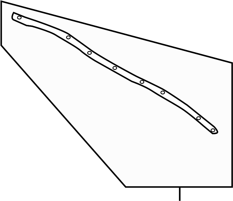 View D65156760 Hood Seal (Rear) Full-Sized Product Image