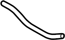 View DF7267501 Windshield Washer Hose (Front, Upper) Full-Sized Product Image