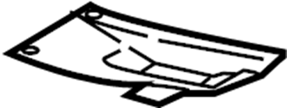 View DF7153424A Dashboard Panel Bracket (Right, Upper) Full-Sized Product Image