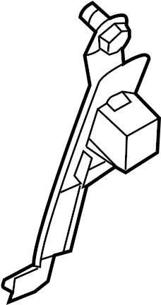 View D65157960A75 Seat Belt Height Adjuster Full-Sized Product Image
