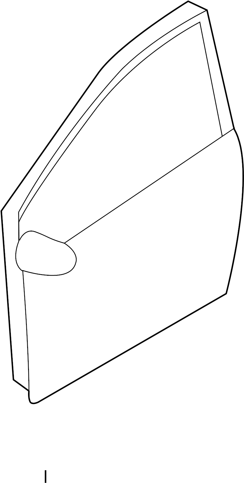 View DFY15902XJ Door Shell (Left, Front) Full-Sized Product Image