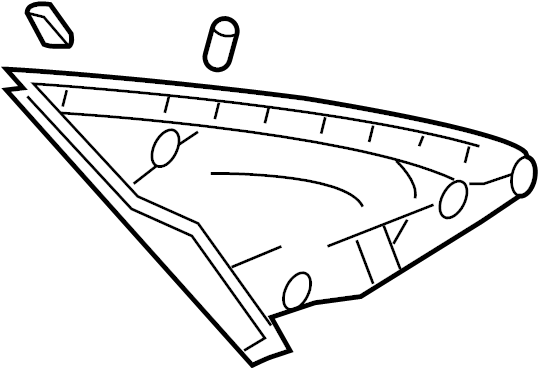 View D6516915YC Door Mirror Trim Ring (Right) Full-Sized Product Image