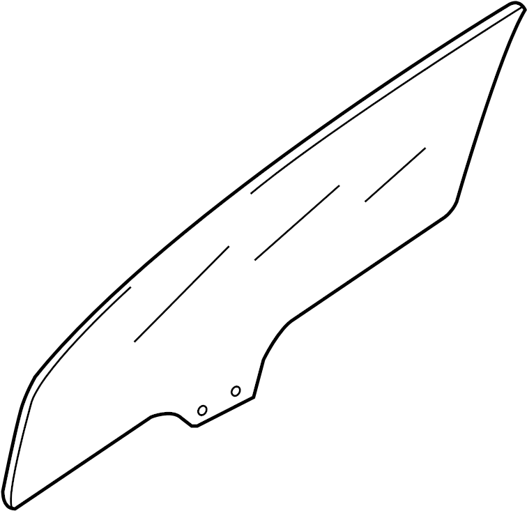 View DF7158511B Door Glass (Right, Front) Full-Sized Product Image