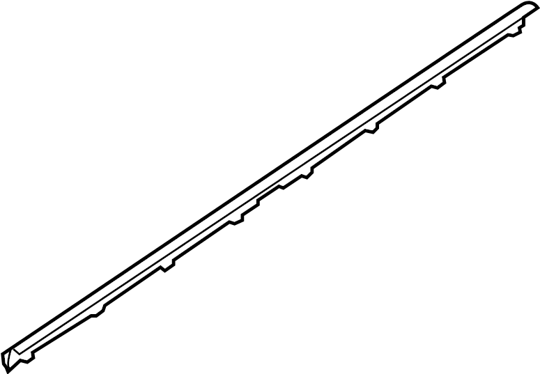 View D65172821 Door Window Belt Weatherstrip (Right) Full-Sized Product Image