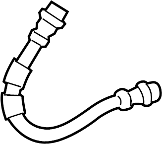 View D65143810 Hose. Brake. Hydraulic. Flexible.  Full-Sized Product Image