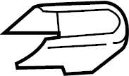 View D65167396 Back Glass Wiper Arm Cover (Rear) Full-Sized Product Image