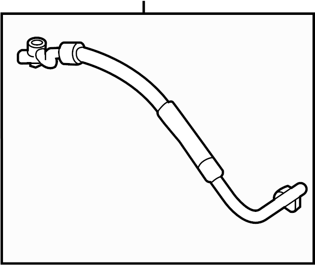 View NA6W61462 Hose. Suction. Refrigerant. Conditioning. (A/C).  Full-Sized Product Image