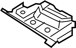 View N24354380 Floor Pan Reinforcement (Left, Front, Rear, Lower) Full-Sized Product Image