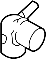 View P51N13172 Engine Air Intake Hose (Front) Full-Sized Product Image