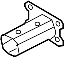 View N2Y03488X Suspension Subframe Reinforcement Bracket (Right, Front) Full-Sized Product Image