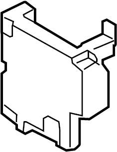View N24657KX0C Air Bag Impact Sensor Bracket (Front) Full-Sized Product Image