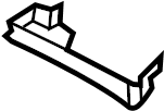 View N243R1411A Weatherstrip NO.1, Link. (Right) Full-Sized Product Image