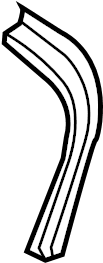 View N243R1422B Weatherstrip NO.2, Link. (Left) Full-Sized Product Image