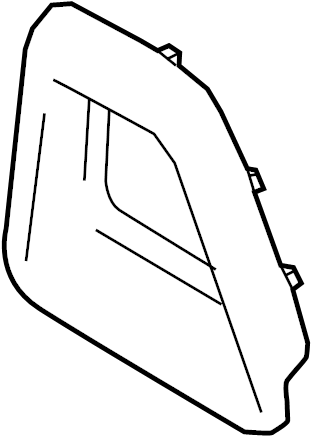 View N2436971YA02 Cover. Garnish, Side. (Left, Front) Full-Sized Product Image