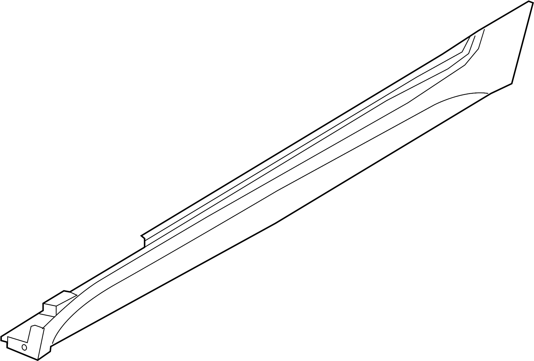 View N24451P50DPR Rocker Panel Guard Full-Sized Product Image