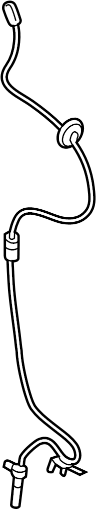 View N2434372YB ABS Wheel Speed Sensor (Rear) Full-Sized Product Image