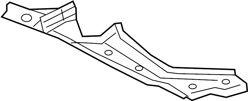 View N24370440 Quarter Panel Gutter (Right, Rear) Full-Sized Product Image