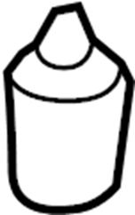 View GM9E62877 Deck Lid Stop Buffer Full-Sized Product Image