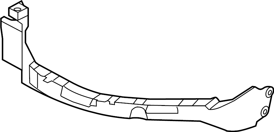 View BCKA50160A Headlight Bracket (Left, Front, Lower) Full-Sized Product Image